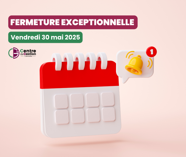 Fermeture exceptionnelle